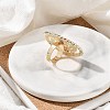 Alloy Adjustable Rings for Women RJEW-B108-06KCG-03-4