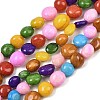 Dyed Natural White Jade Beads Strands GG-CBACF26-B01-03-2