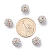 Alloy Rhinestone Beads X-RB-A034-10mm-A28S-2