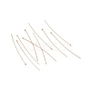 Brass Flat Head Pins KK-WH0058-03D-G02-3