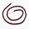 Natural Garnet Bead Strands G-P217-33-4mm-2
