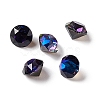 Mocha Fluorescent Style K9 Glass Rhinestone Cabochons RGLA-J014-A-MI-3