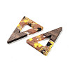 Walnut Wood Pendants FIND-Z050-03N-2