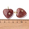 Natural Mixed Gemstone Pendants G-P588-01G-4