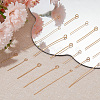 150Pcs 5 Styles Brass Eye Pins KK-BBC0009-50-4