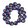 Christmas Handmade Lampwork Enamel Beads LAMP-C020-03F-1