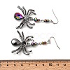 Alloy Plastic Dangle Earrings EJEW-P319-01B-01-3