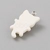 Opaque Resin Cat Pendants LS-CRES-TAC0010-07D-2
