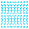 100Pcs 5 Styles Transparent Acrylic Beads TACR-TA0001-54C-1
