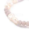 Natural Baroque Pearl Stretch Bracelets BJEW-JB05059-01-2