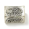 Tibetan Style Alloy European Beads FIND-U015-15AS-02-1