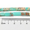 Synthetic Imperial Jasper Dyed Beads Strands G-D077-C01-08-5