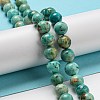 Natural Peruvian Turquoise(Jasper) Beads Strands G-A219-A05-03-4