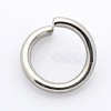 Tarnish Resistant 304 Stainless Steel Open Jump Rings STAS-E066-02-3mm-1