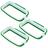 Plastic Trash Bag Holder Rack AJEW-WH0020-89-1