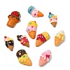 52Pcs 13 Styles Resin Cabochons RESI-CJ0004-86-8