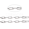 Tarnish Resistant 304 Stainless Steel Cable Chains CHS-C002-03P-05-4