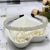 Plastic Pearl Beaded Hair Bands PW-WG46126-06-1