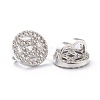 Brass Micro Pave Clear Cubic Zirconia Multi-strand Links ZIRC-A014-04P-2