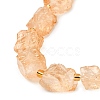 Raw Rough Natural Quartz Crystal Beads Strands G-Z131-J01-08-4