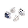 Rack Plating Brass Micro Pave Cubic Zirconia Stud Earrings EJEW-I304-01P-05-2