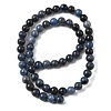 Natural Grade AA Dumortierite Quartz Round Bead Strands G-P075-43-6mm-3