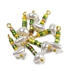 ABS Plastic Imitation Pearl Pendants KK-C046-01A-1