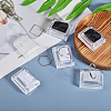 12Pcs 3 Colors Rectangle Acrylic Finger Ring Stands RDIS-FG0001-26-4