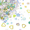 100G Plastic Sequins Beads PVC-TA0001-04E-3