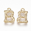 Brass Pendants KK-S348-331B-2