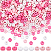 600Pcs 3 Colors Opaque Acrylic Beads MACR-SP0001-23A-1