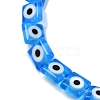 Handmade Evil Eye Lampwork Beads Strands LAMP-G166-03E-4