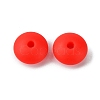 Rondelle Food Grade Eco-Friendly Silicone Focal Beads SIL-F003-07F-3