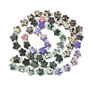 5 Styles Synthetic Imperial Jasper & Natural Green Spot Jasper & Rhodonite & Dalmatian Jasper & Kambaba Jasper Beads Strands G-D095-A02-4