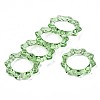 Transparent Acrylic Finger Rings RJEW-T010-04D-2