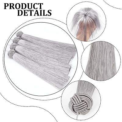 Polyester Tassel Pendant Decorations AJEW-WH0312-94-1