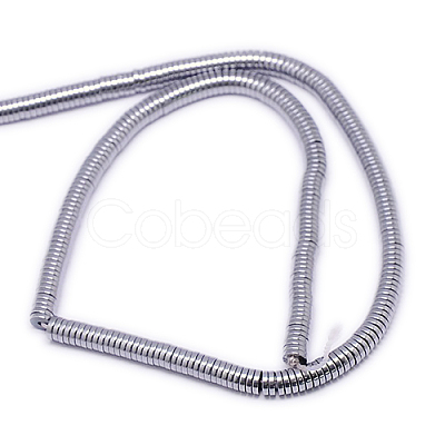 Electroplate Non-magnetic Synthetic Hematite Beads Strands G-J164A-2mm-04-1