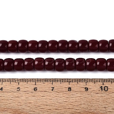Opaque Glass Beads Strands GLAA-NH0002-B13-1