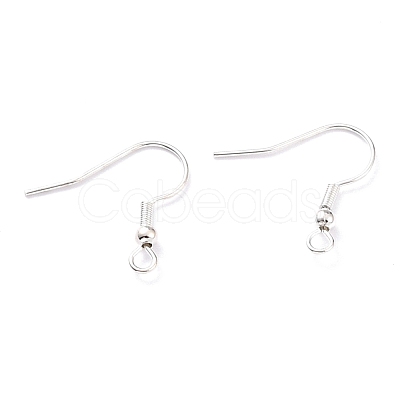 304 Stainless Steel Earring Hooks STAS-T031-17S-1