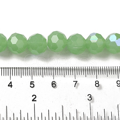 Imitation Jade Glass Beads Strands EGLA-A035-J10mm-L01-1