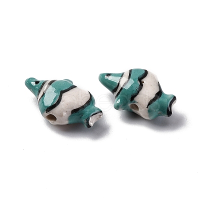 Handmade Porcelain Beads PORC-R002-02I-1
