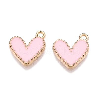 Rack Plating Alloy Enamel Charms ENAM-N056-343G-D-1