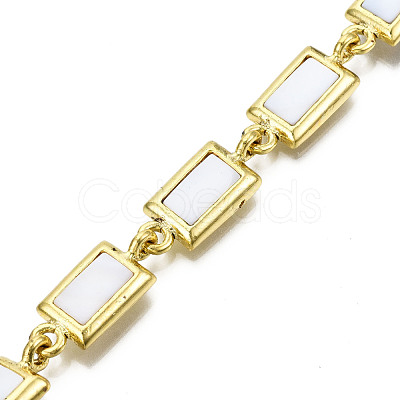 Electroplated Alloy Link Bracelets BJEW-T012-004-RS-1