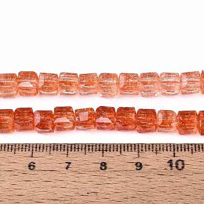 Crackle Transparent Glass Beads Strands GLAA-N062-6mm-10-1