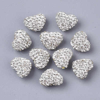 Polymer Clay Rhinestone Beads RB-S055-26A-03-1