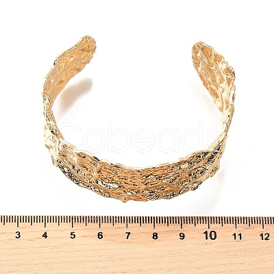 304 Stainless Steel Open Bangles BJEW-D308-02G-B-1