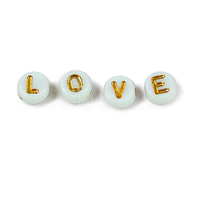 Plating Acrylic Beads PACR-T017-02A-1