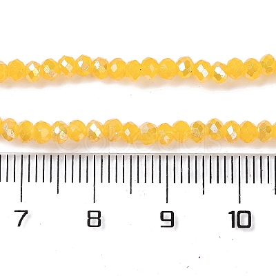 Baking Electroplate Glass Beads Strands DGLA-A039-J2MM-B13-1