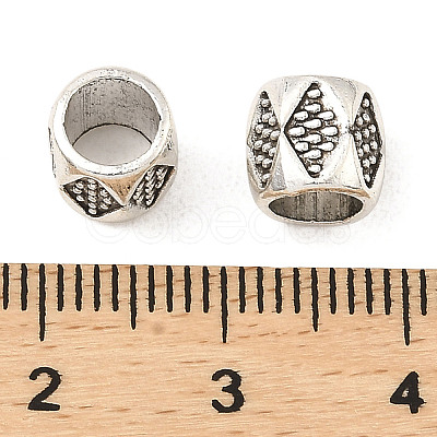 Tibetan Style Alloy European Beads FIND-E041-18AS-1