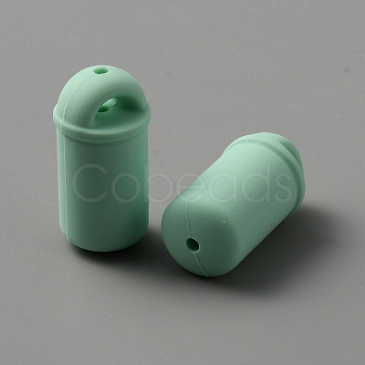 Bottle Food Grade Eco-Friendly Silicone Beads LS-SIL-WH0006-20K-1